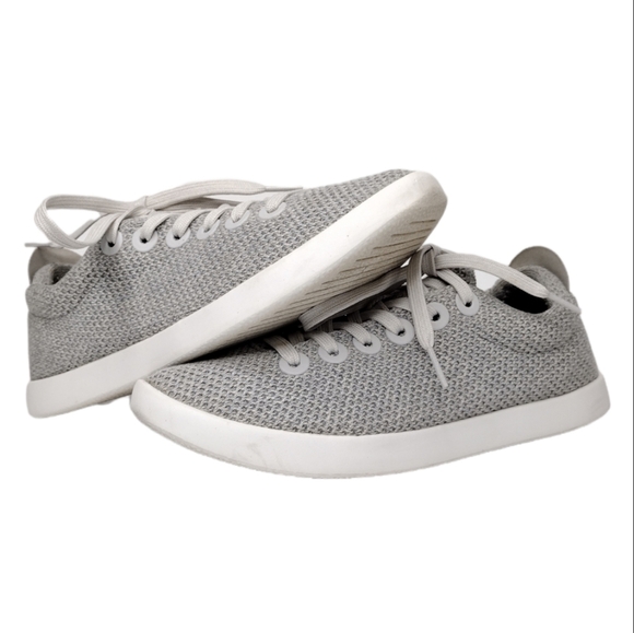 allbirds Shoes - Allbirds TR Tree Pipers Women's Knit Lace Up Gray Sneakers Shoes